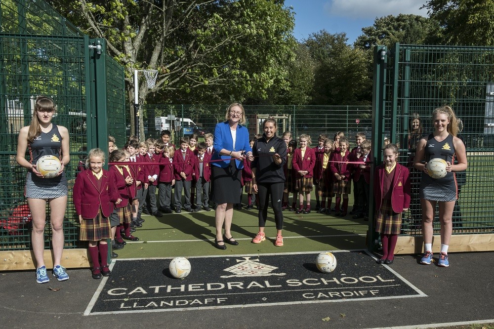 Official opening of the Multi-Use Games Court