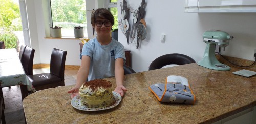 Max with carrot cake 30 April 2020.jpg