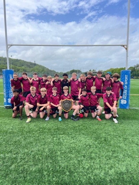 U13 Cardiff Rugby Schools plate winners