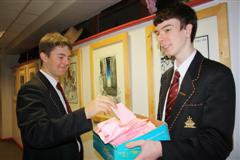 Pupils take a vote in mock referendum